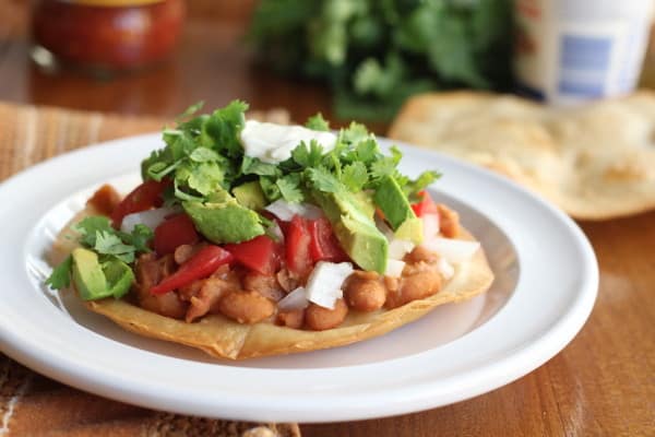 Crispy Vegetarian Tostadas // Inquiring Chef