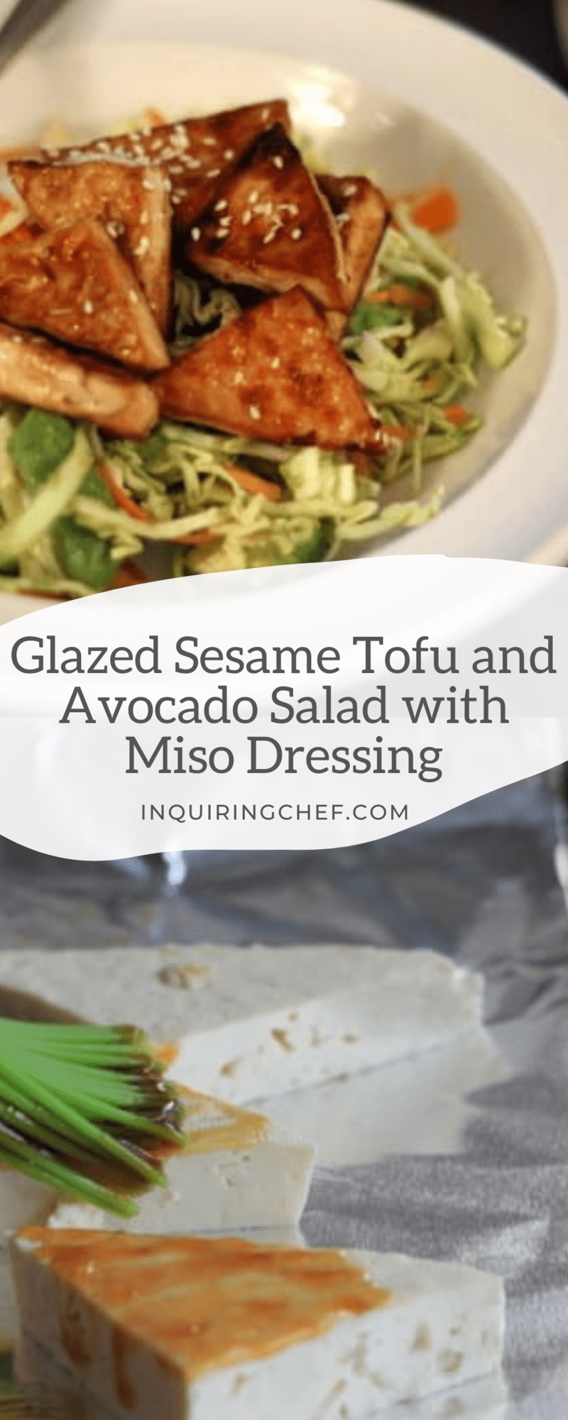 sesame tofu salad