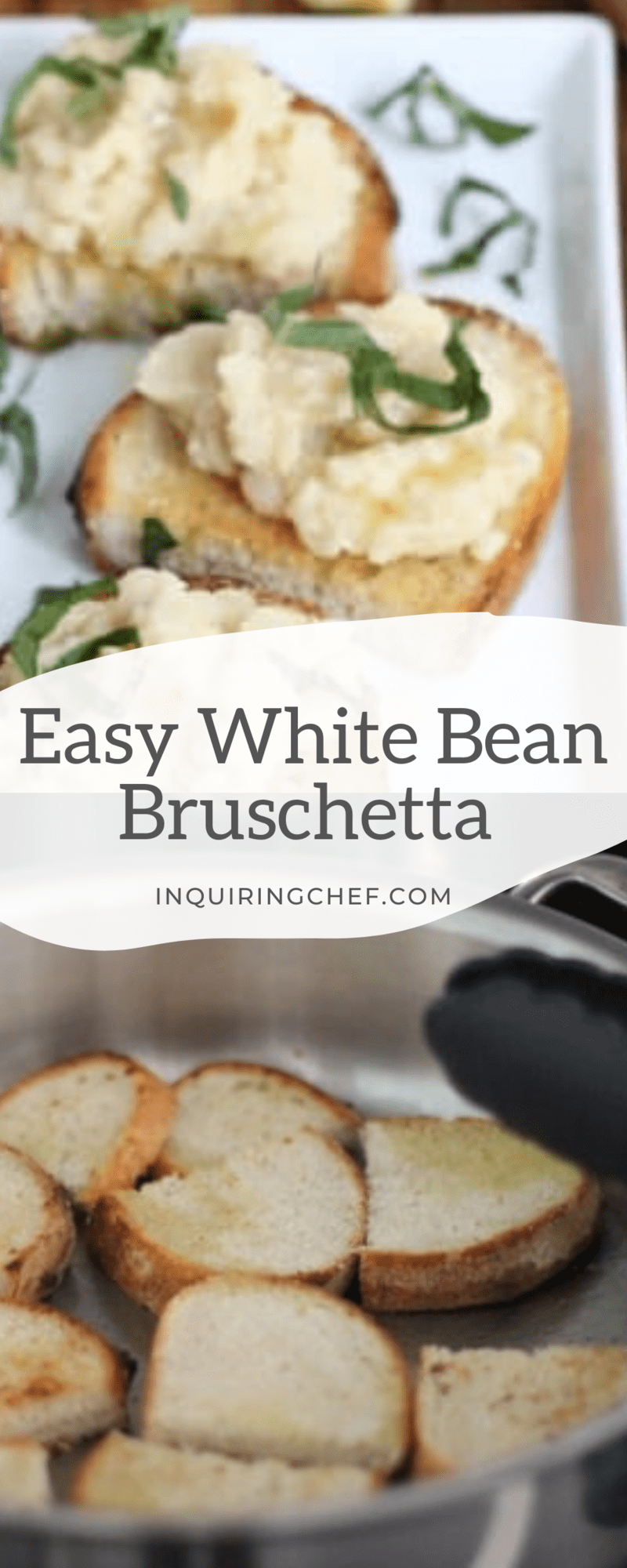 white bean bruschetta
