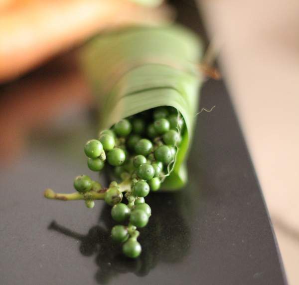 vegetables on a grey countertop