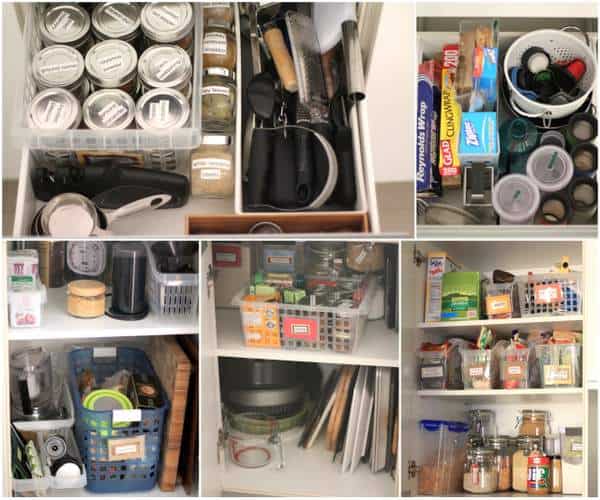 kitchen organizing
