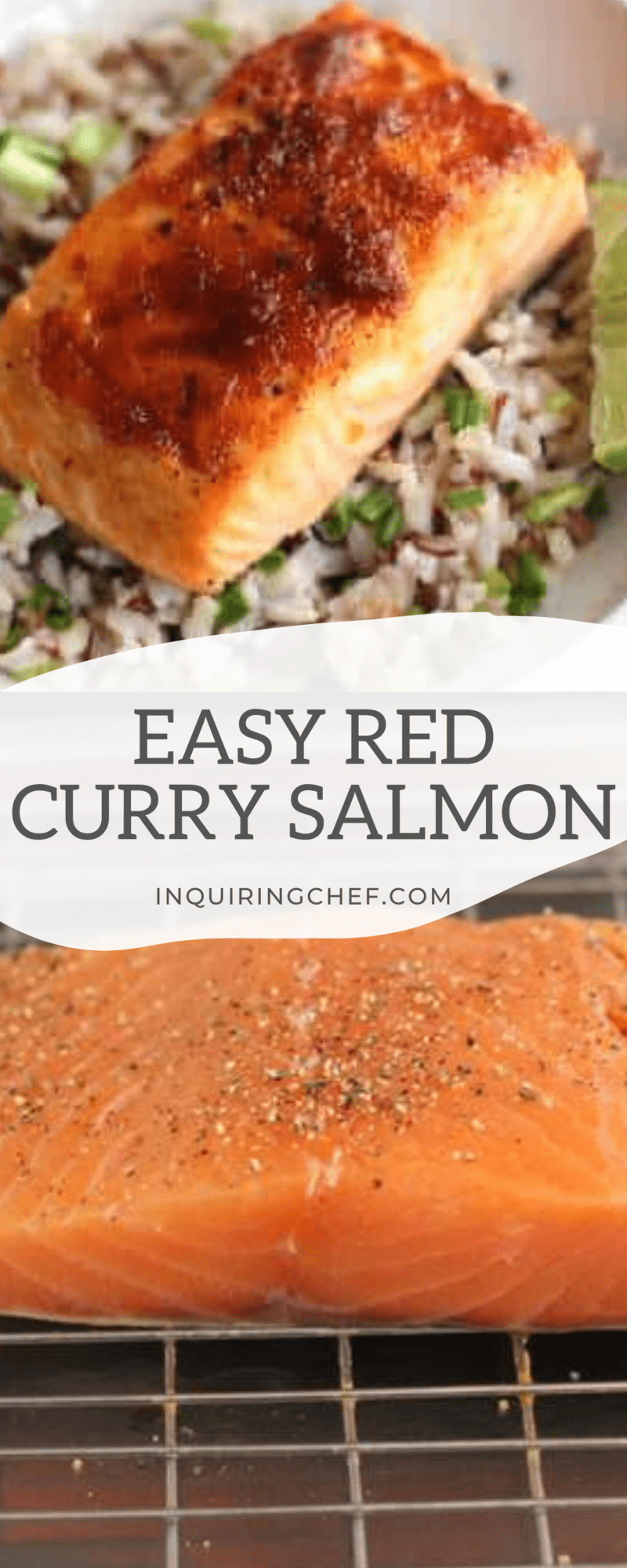 red curry salmon