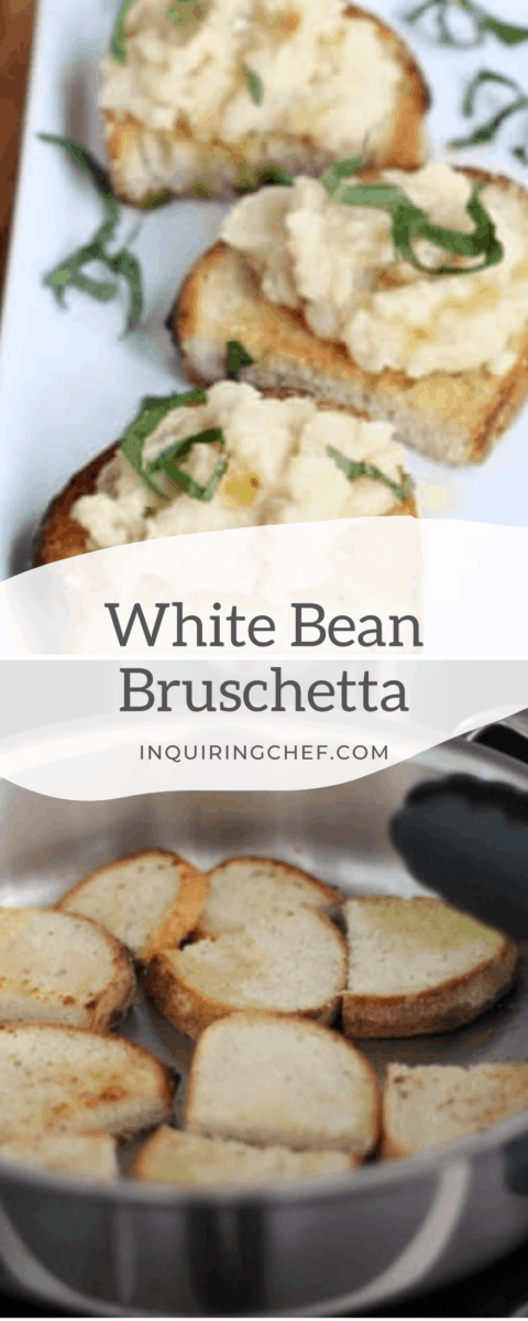 white bean bruschetta