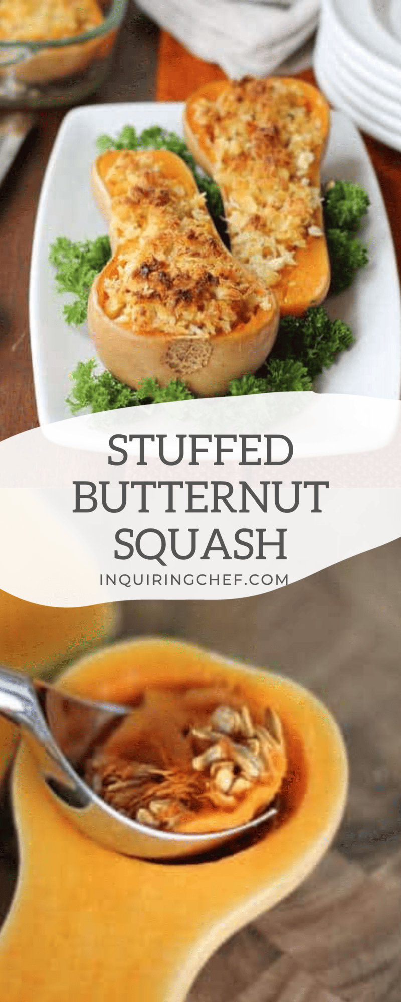 stuffed butternut squash