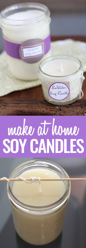 DIY Soy Candles- Super Easy and Crafty