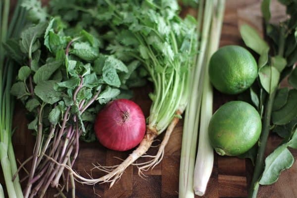 Thai Herbs and Salad Ingredients 