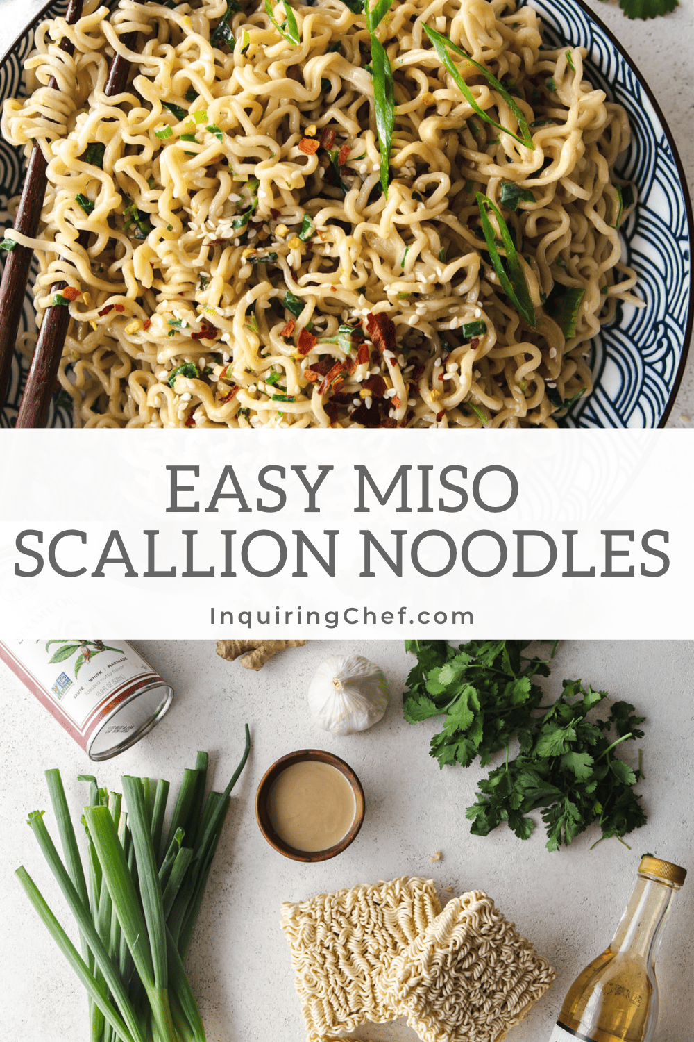 miso scallion noodles