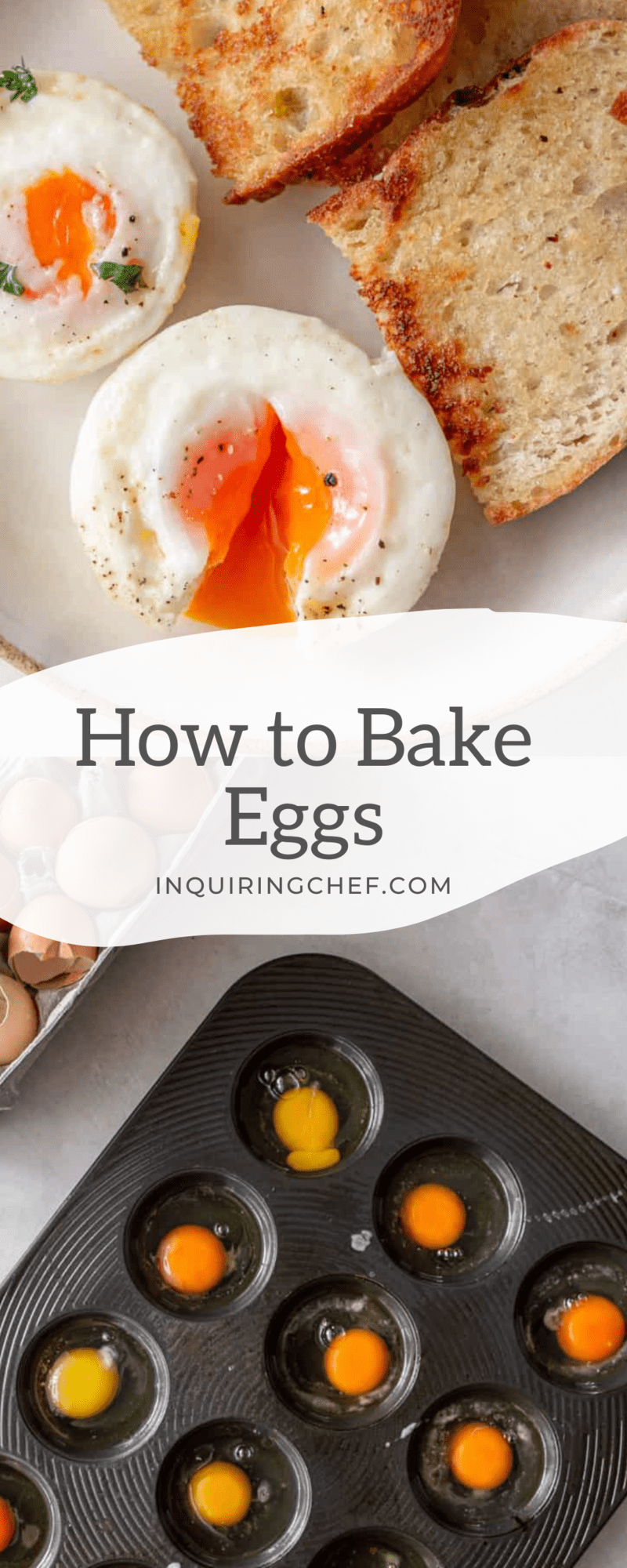 how to bake eggs