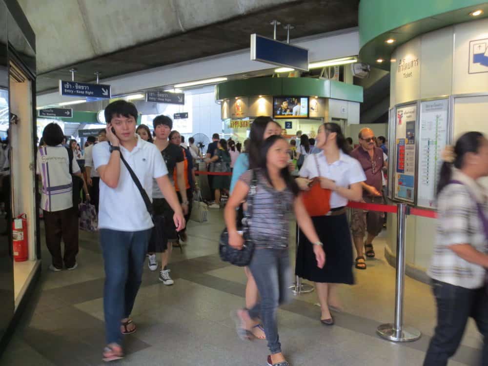 Bangkok BTS Station Exit