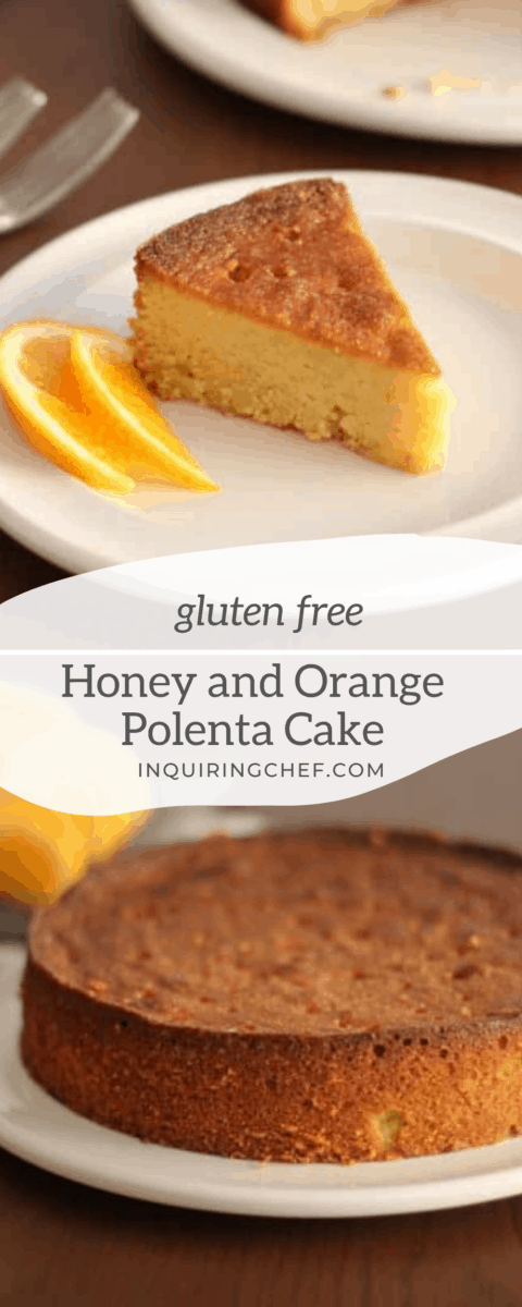 orange and honey polenta cake
