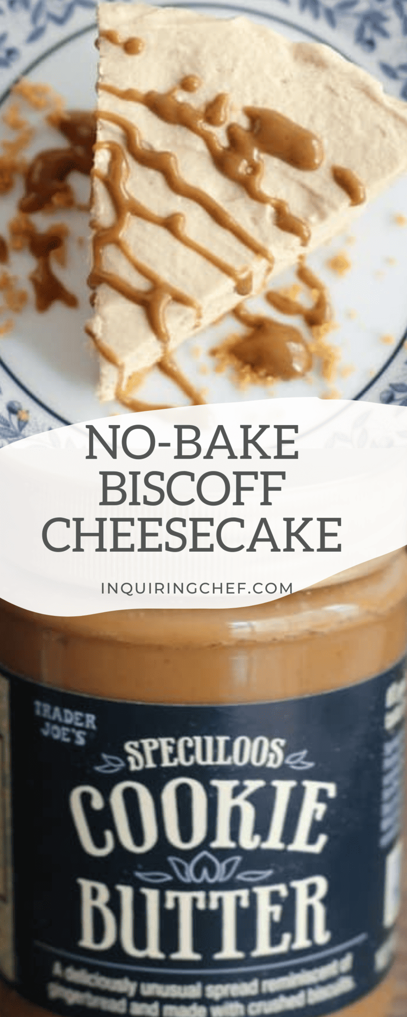 no bake biscoff cheesecake