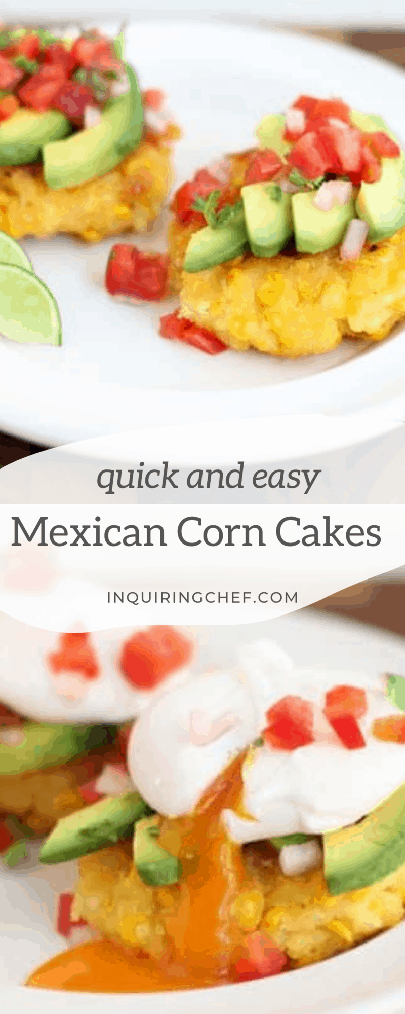 Mexican Corn Cakes [Vegan] | Inquiring Chef