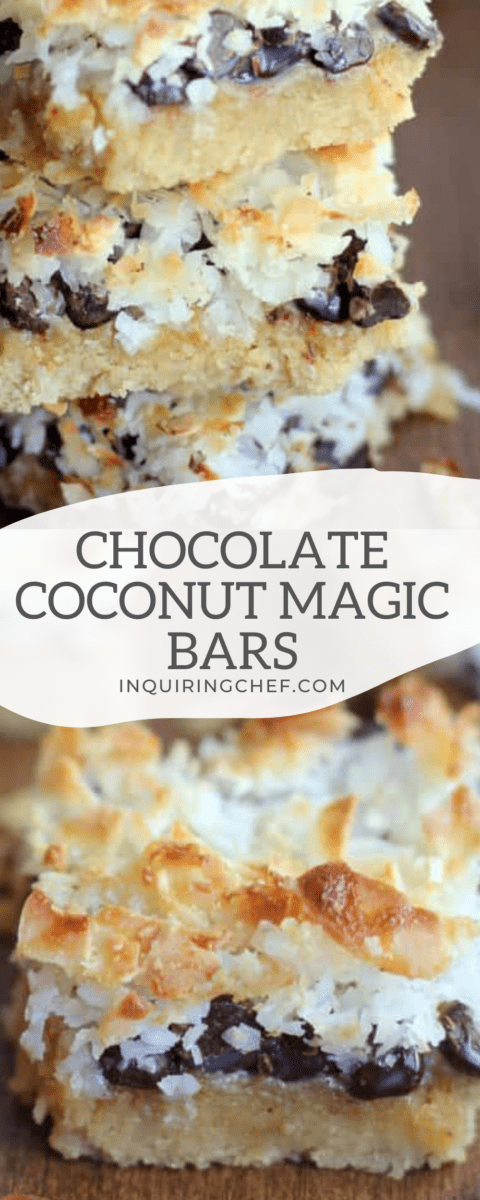 chocolate coconut magic bars