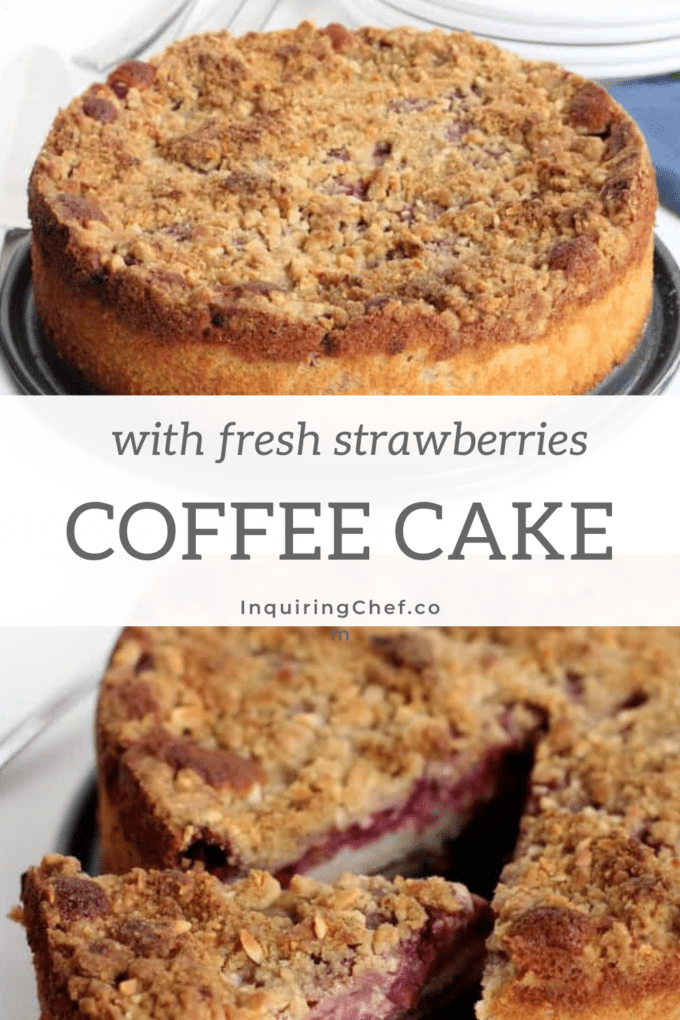 strawberry coffee cake