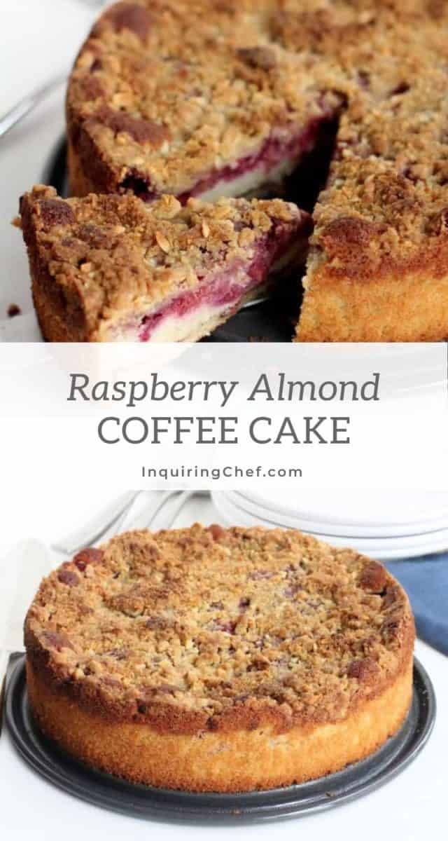 raspberry almond coffee cake