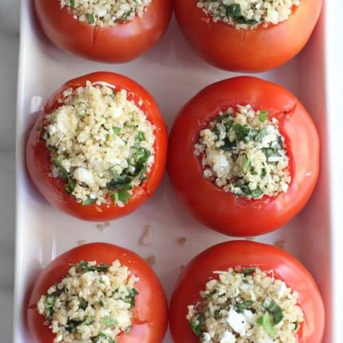 Stuffed Tomatoes with Quinoa Recipe