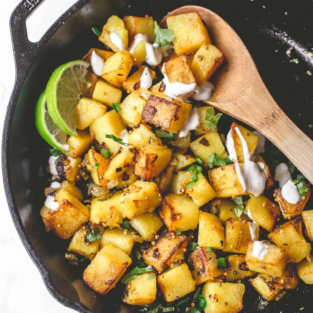 Aloo Bhaji [Indian Spiced Potatoes]
