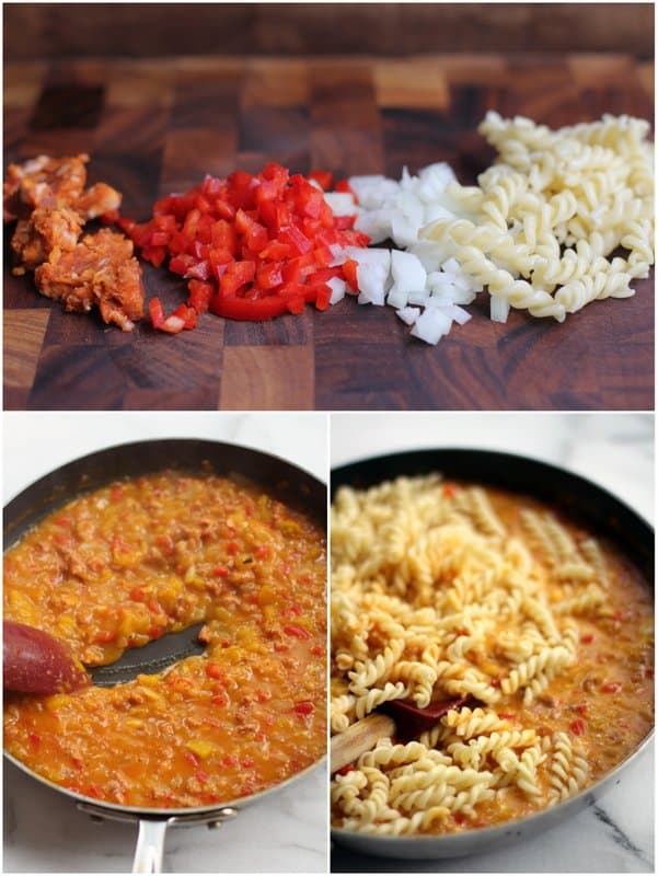 ingredients for stovetop mac and cheese