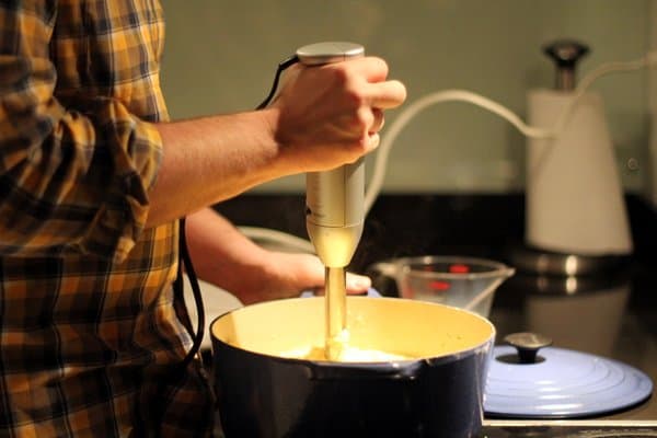 making mashed potatoes in a dutch oven