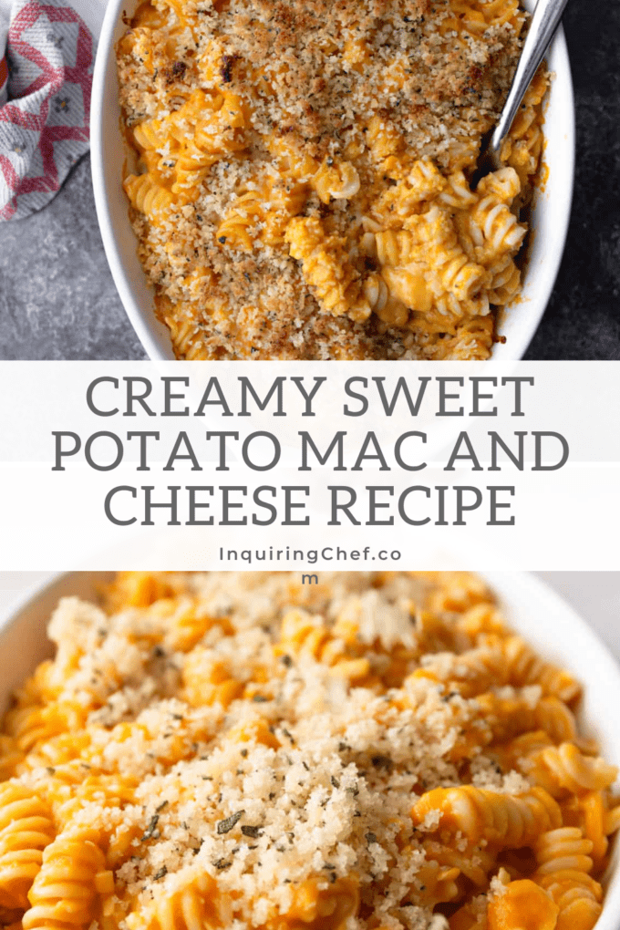 sweet potato mac and cheese