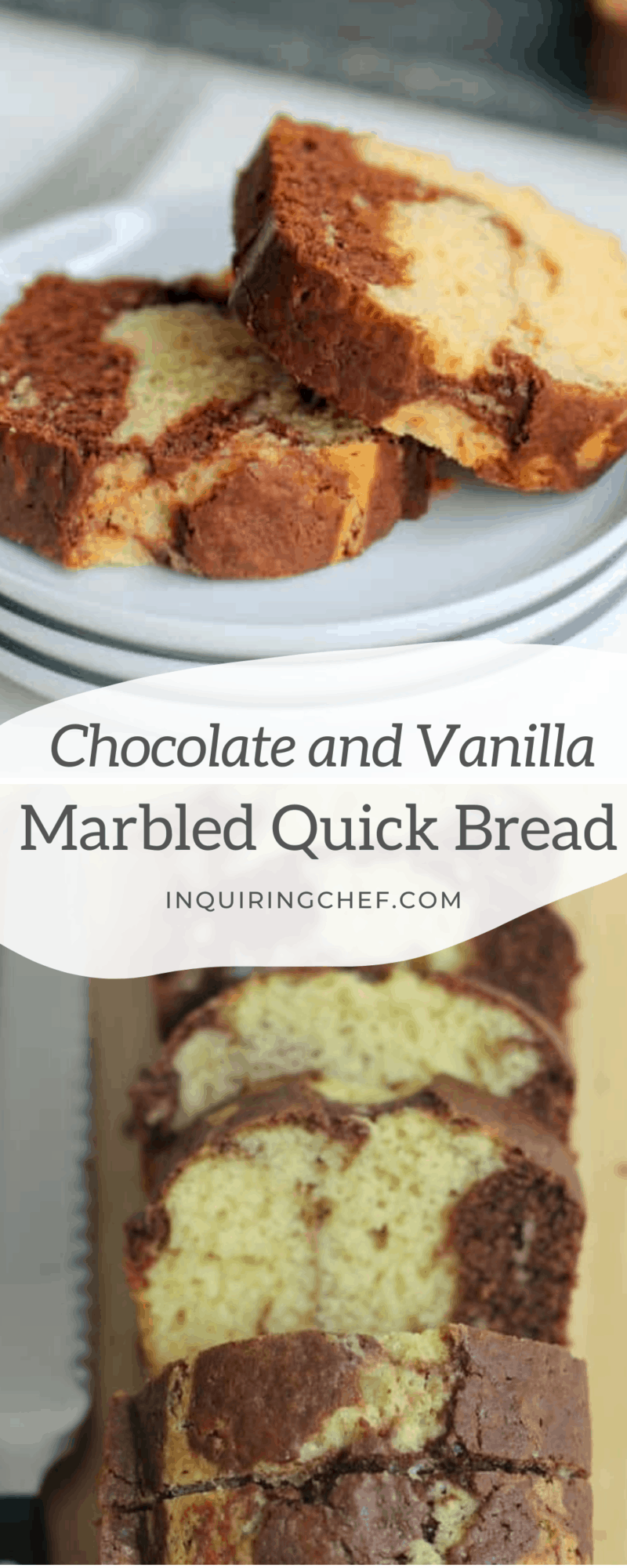 marbled quick bread