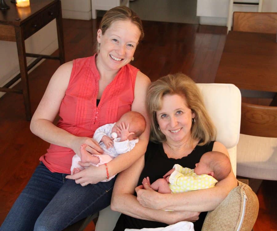 Jess, mom and the girls 