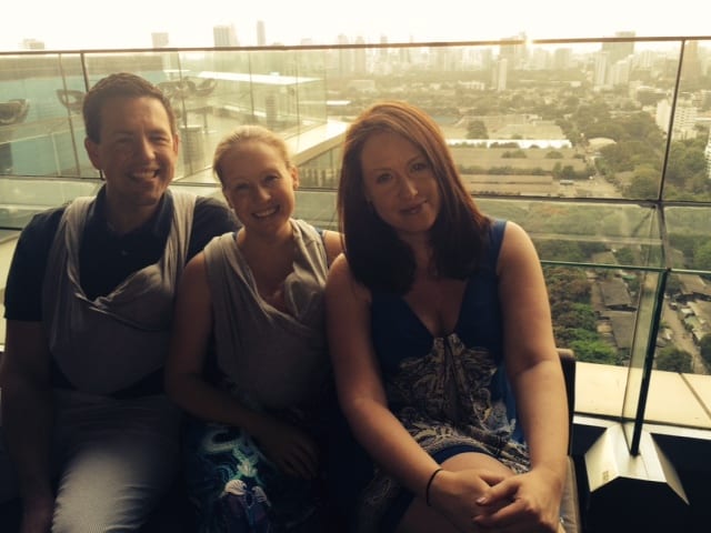 Jess, Frank and Ellen with the girls