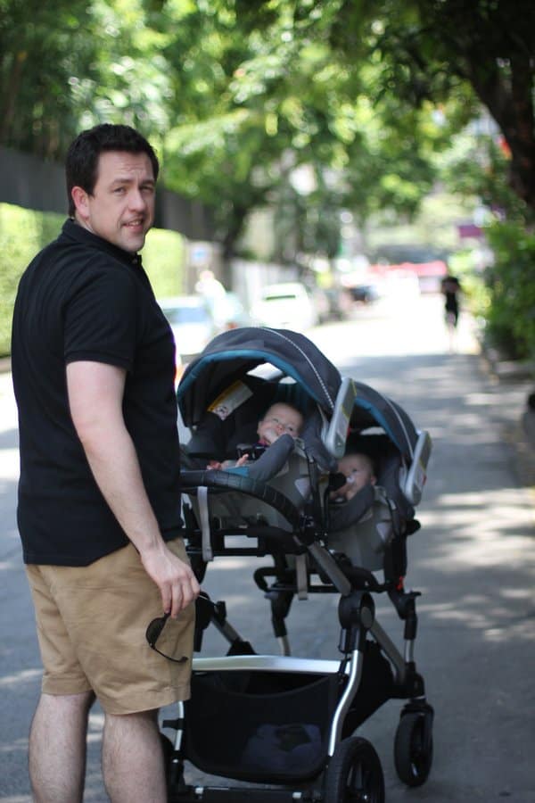 Frank with Clara and Molly