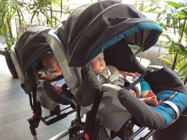 Clara Molly_Stroller Snoozing