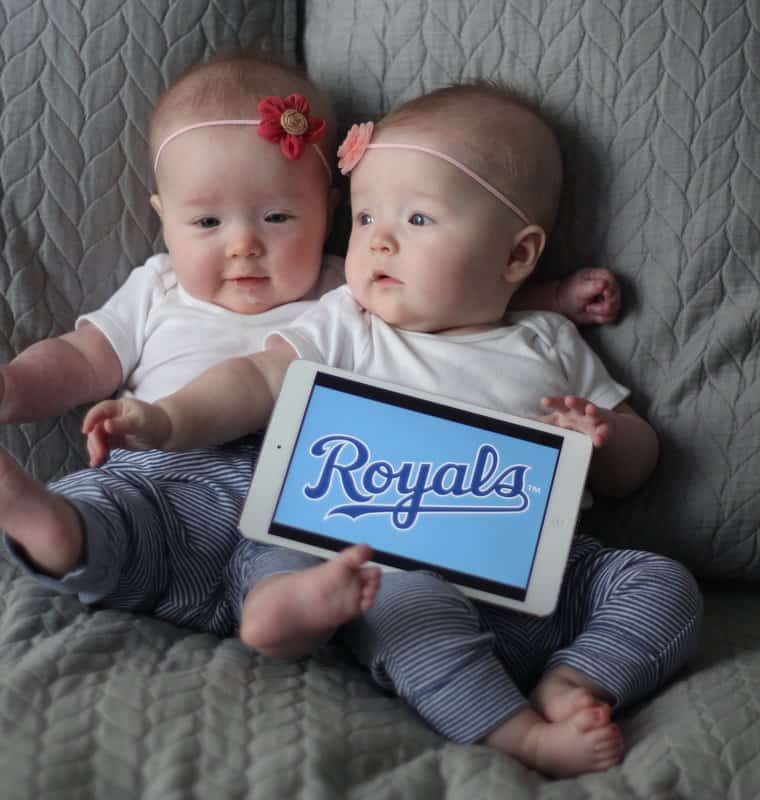 Molly and Clara 7 Months_Royals