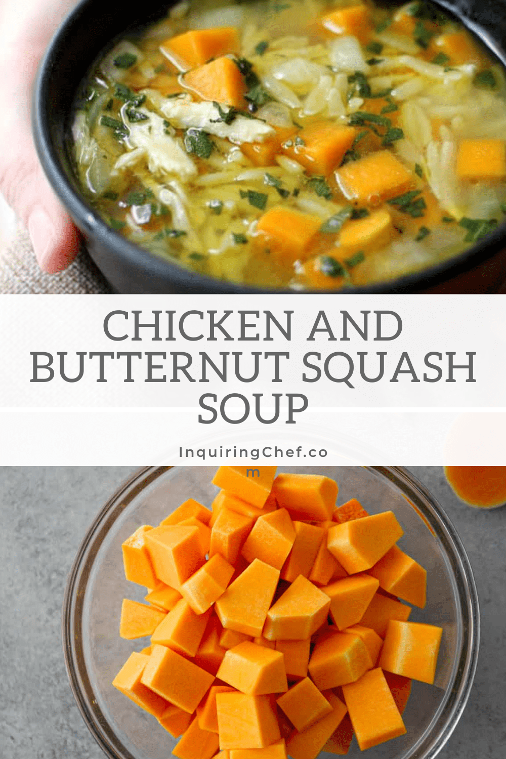 Chicken and Butternut Squash Soup Recipe