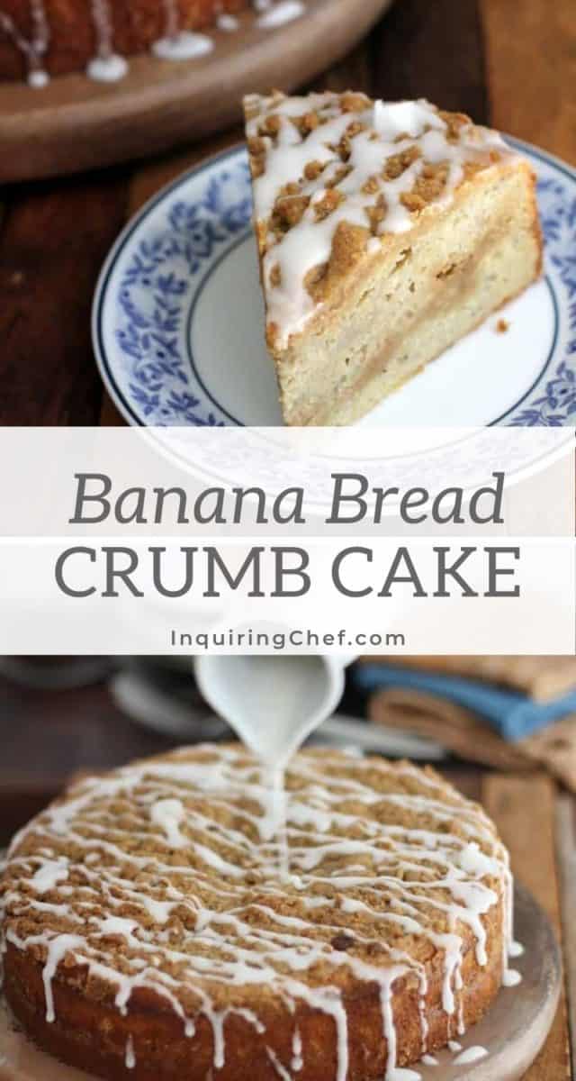 banana bread crumb cake