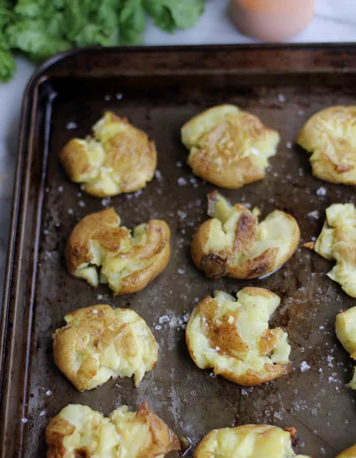 Crispy Potatoes on a sheet pan