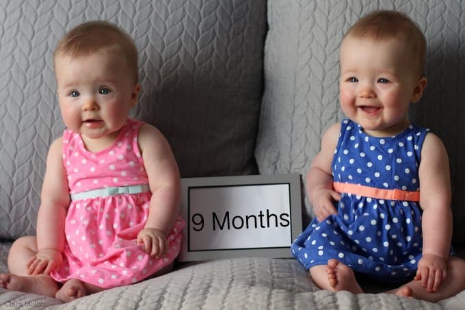 Molly and Clara_9 Months