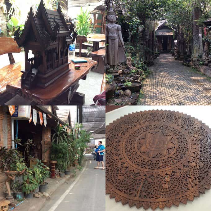 Chiang Mai Word Carvings