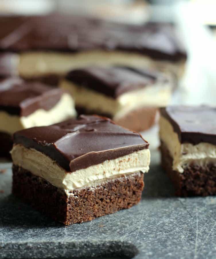 a Brownie on a grey countertop