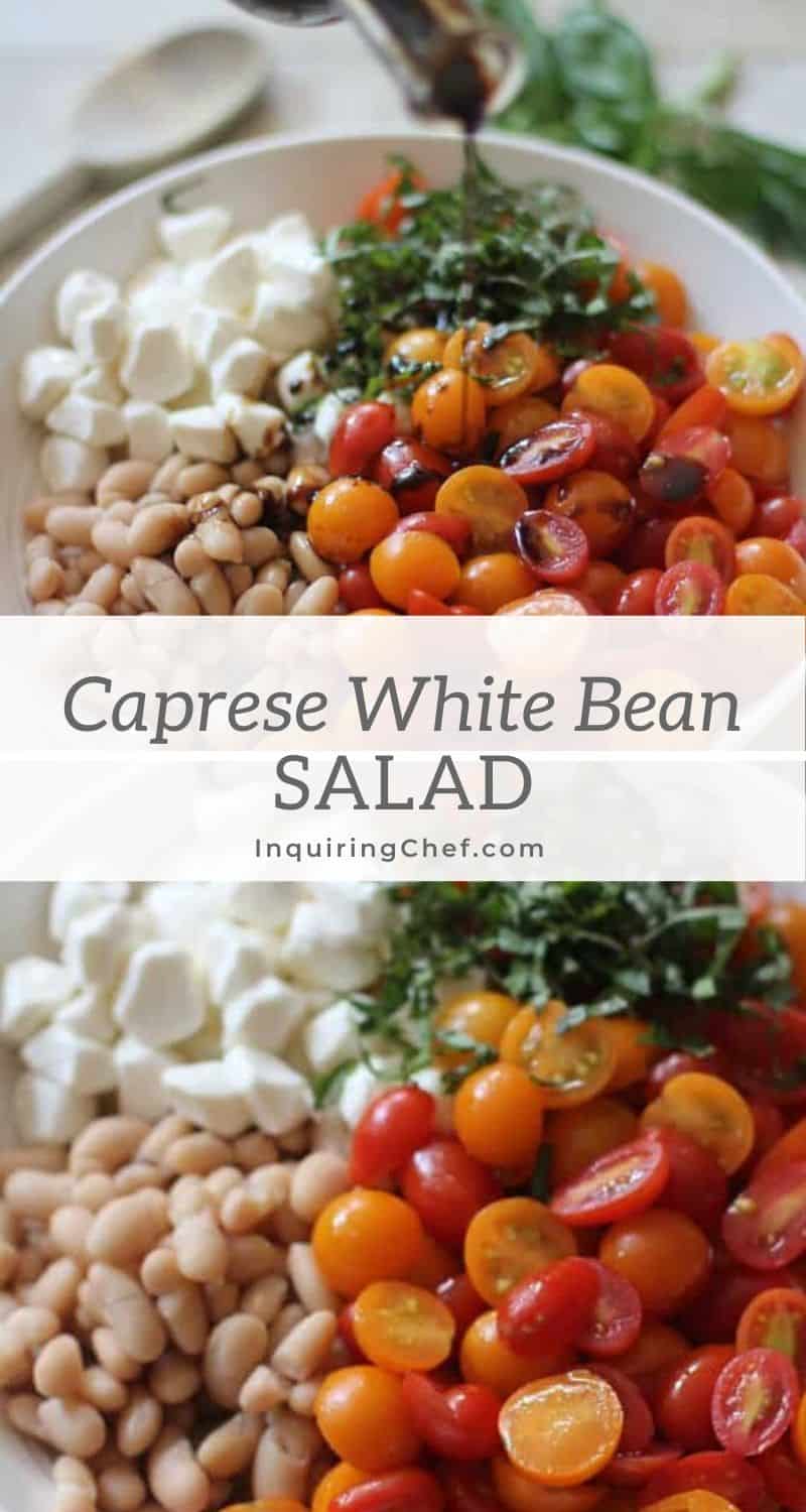 Caprese White Bean Salad