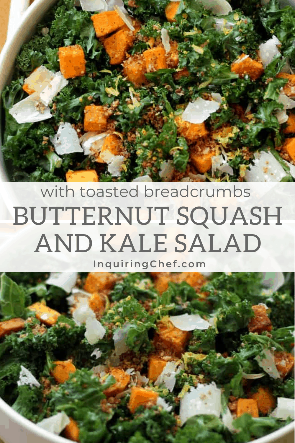 butternut and kale salad