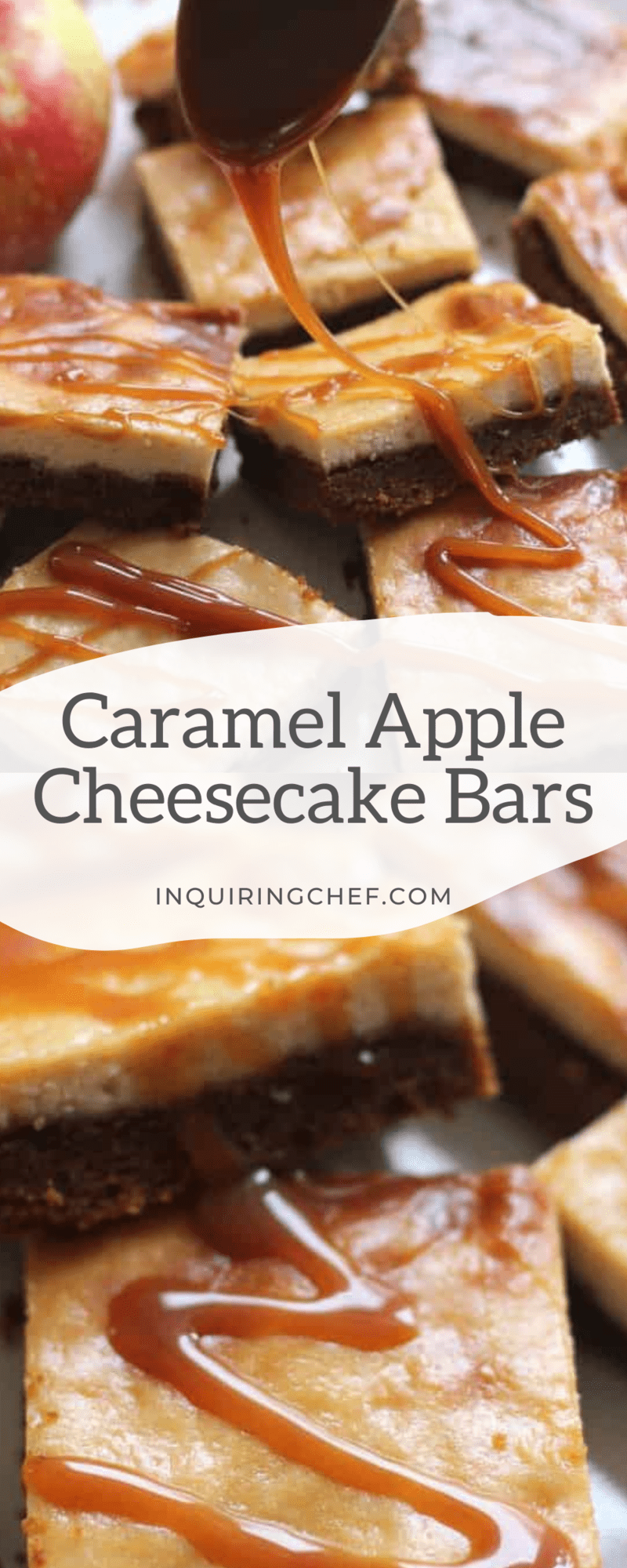 caramel apple bars