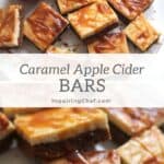 Caramel Apple Cider Bars | Inquiring Chef