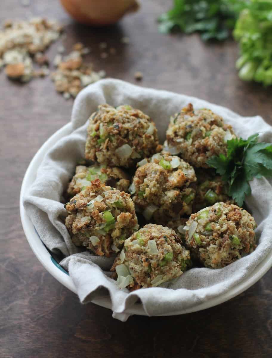 Stuffing Balls in a bowl