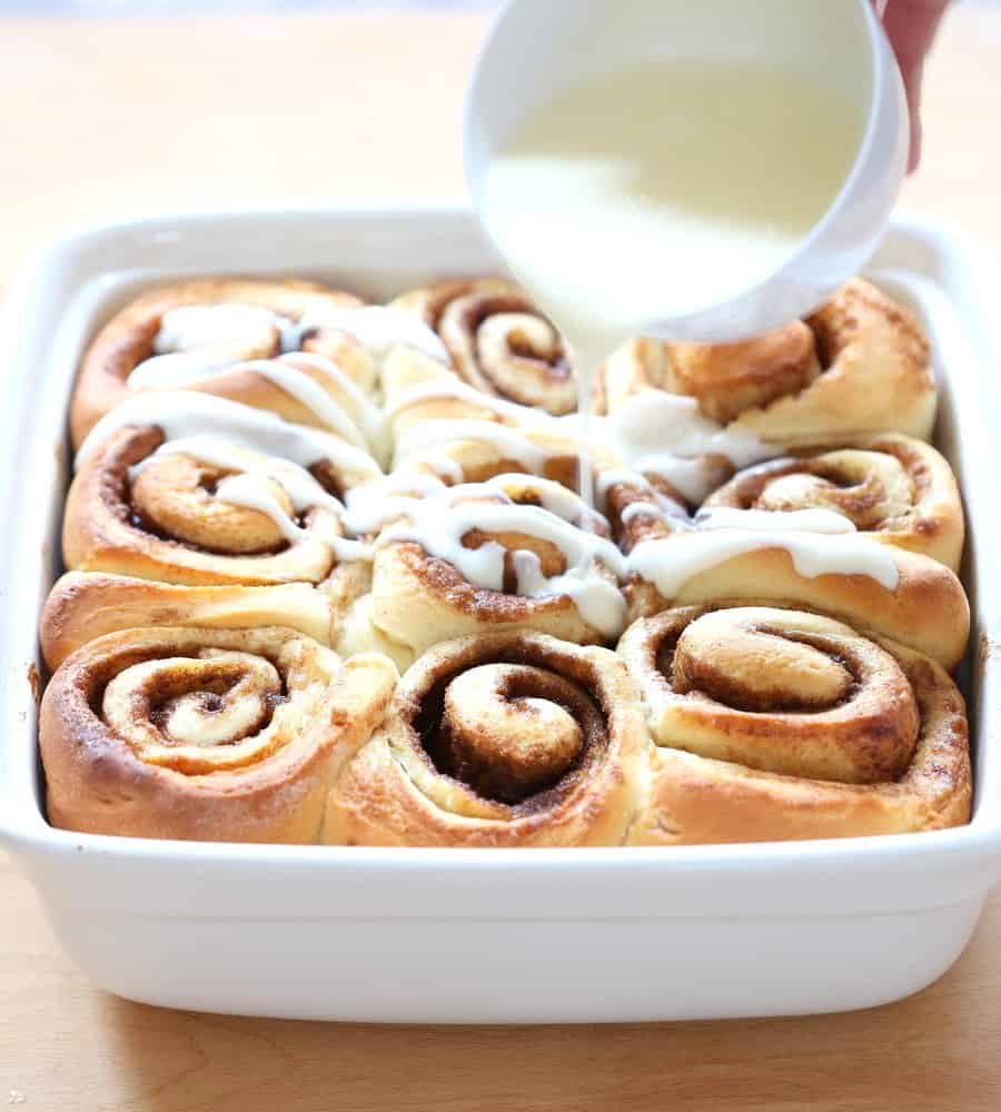 1 Hour Easy Cinnamon Rolls (with step-by-step) | Inquiring Chef