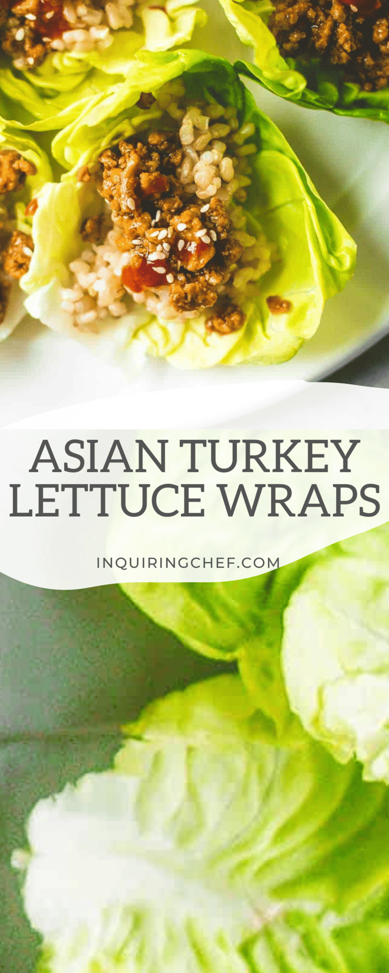 asian turkey lettuce wraps
