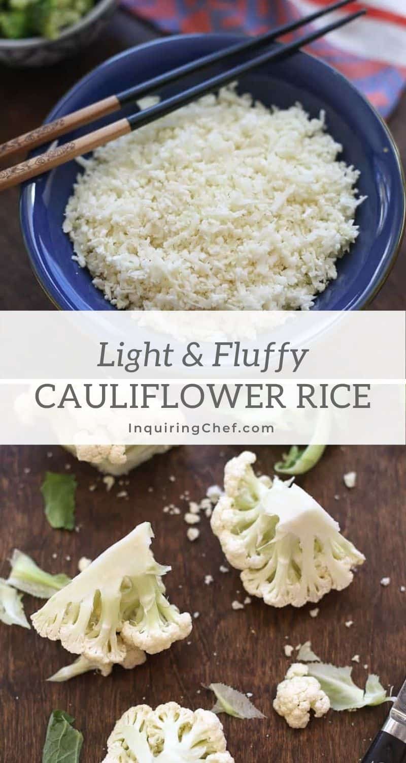 how to make light and fluffy cauliflower rice