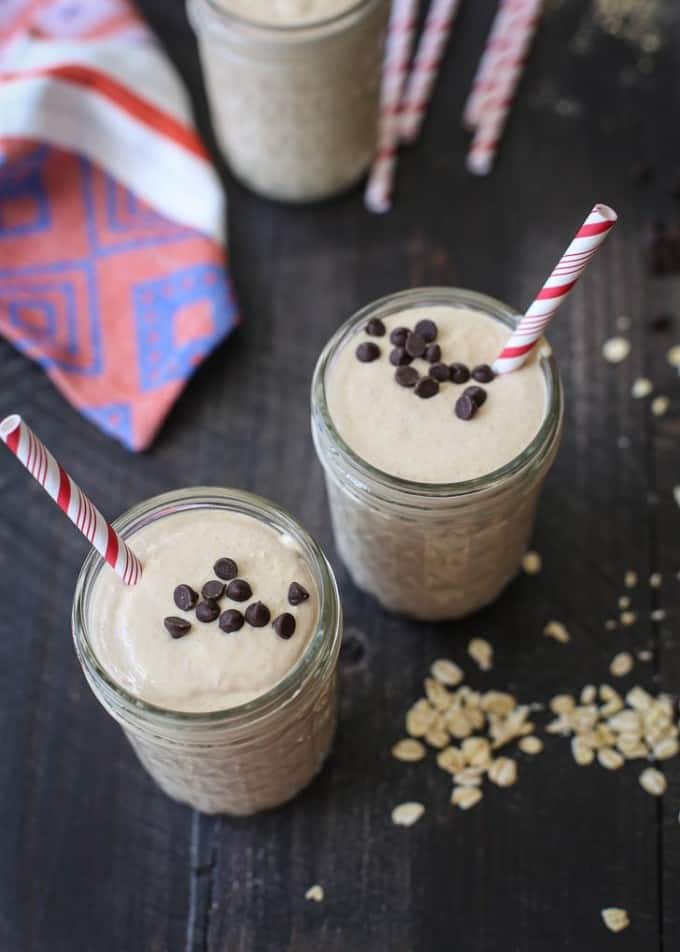 Peanut Butter Chocolate Oat Smoothie