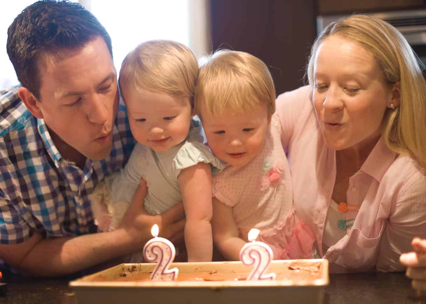 Molly and Clara Second Birthday_