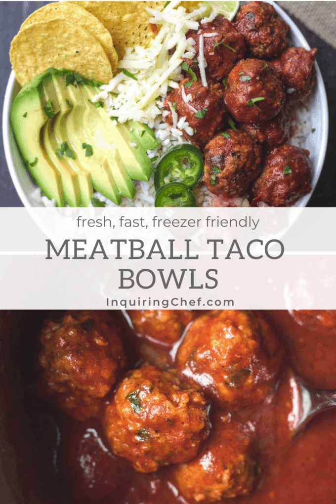 meatball taco bowls