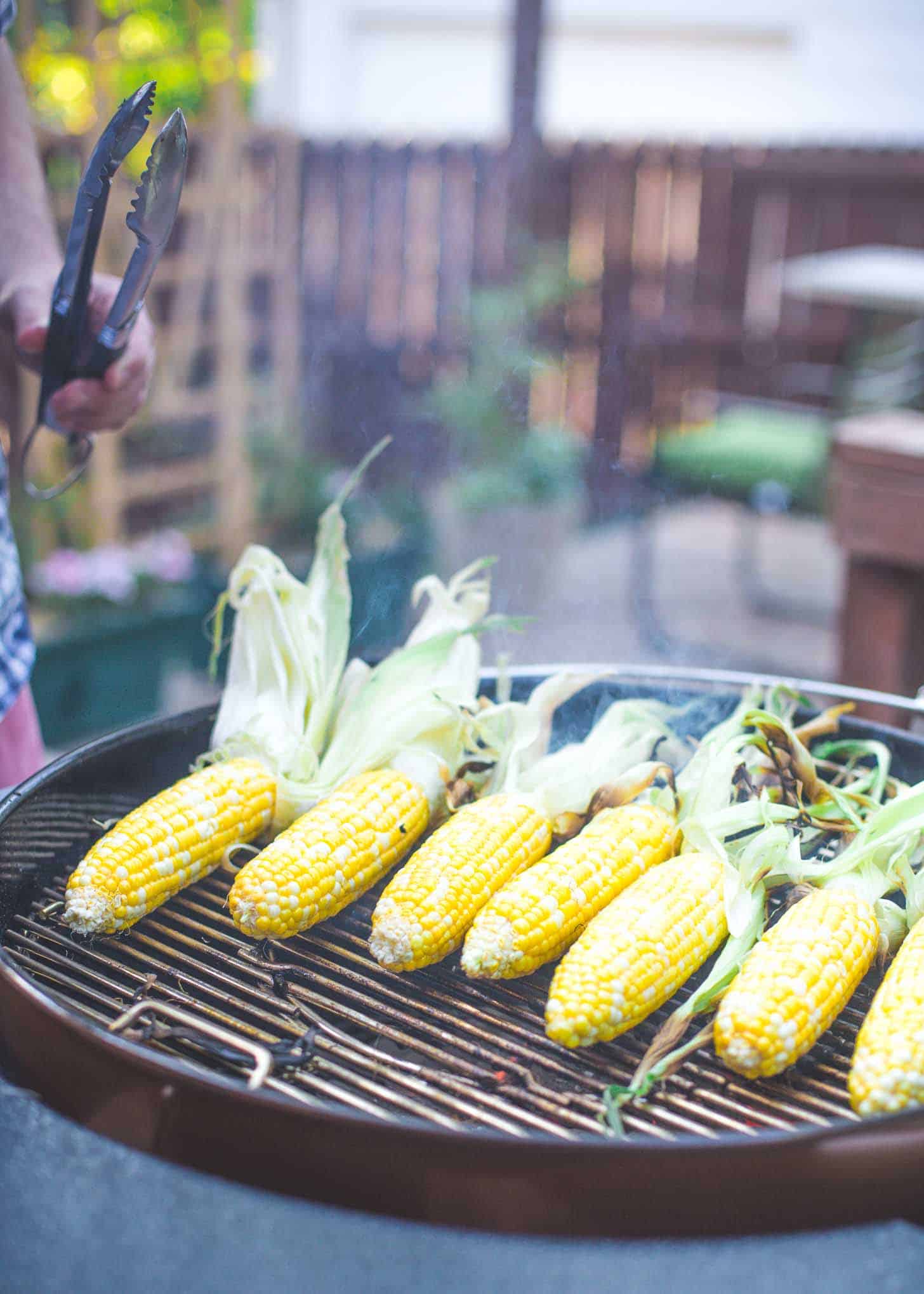 Charred Corn on the Grill