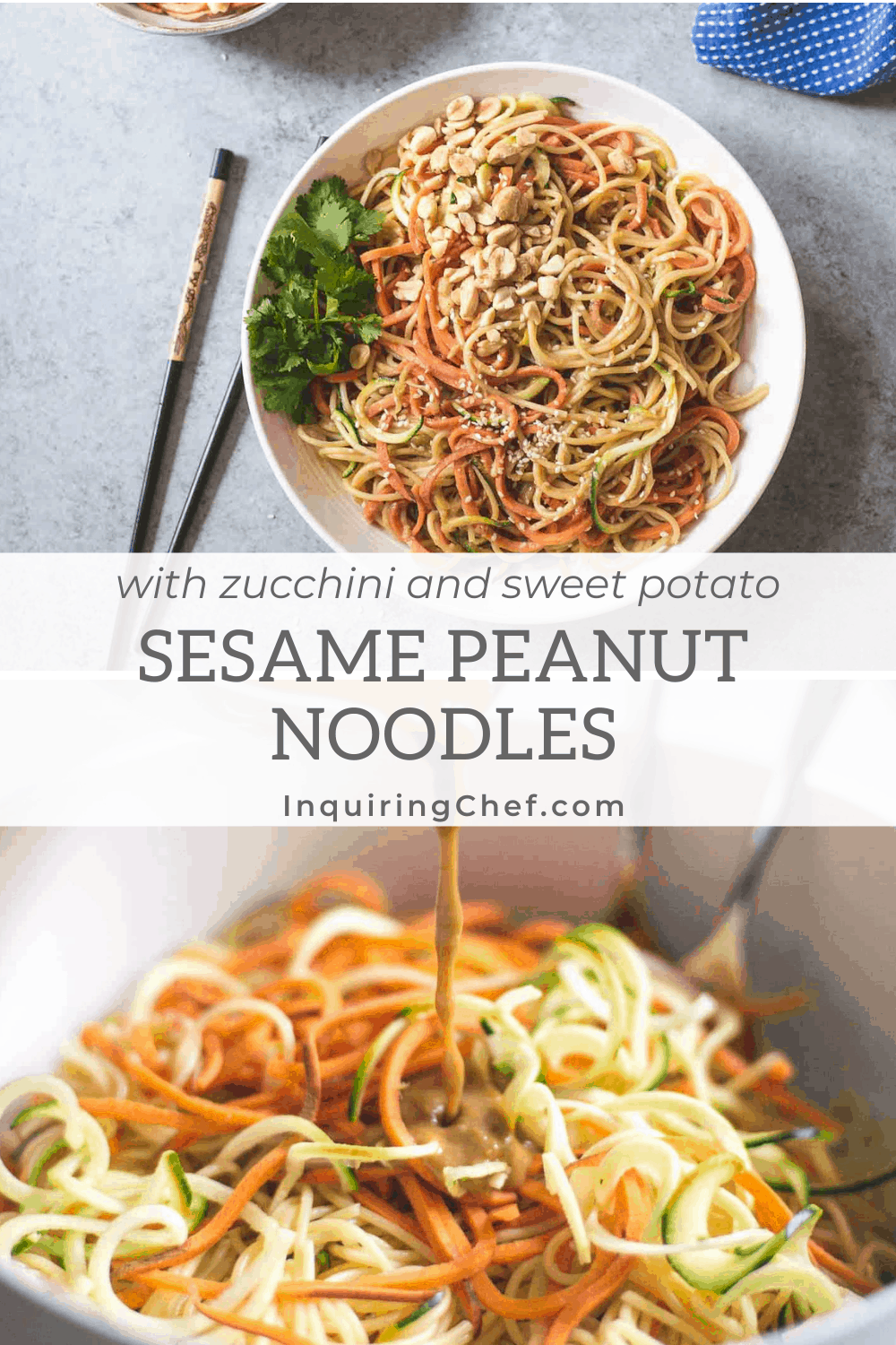 sesame peanut noodles