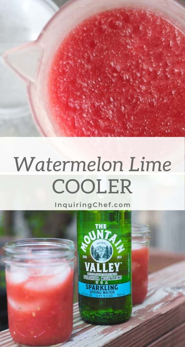 watermelon lime cooler